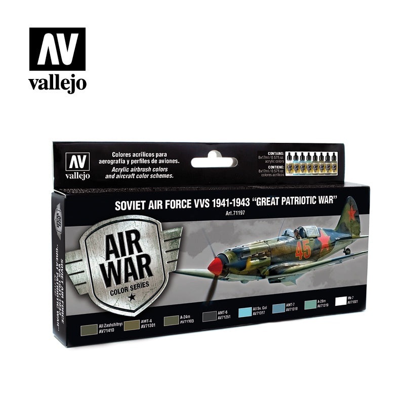 VAL71197 Soviet Air Force VVS 1941-1943 Great Patriotic War Paint Set