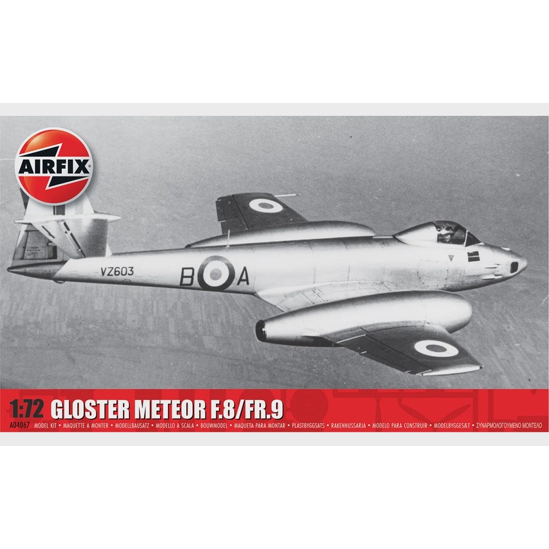 Gloster Meteor F.8/FR.9 1/72 #04067 by Airfix