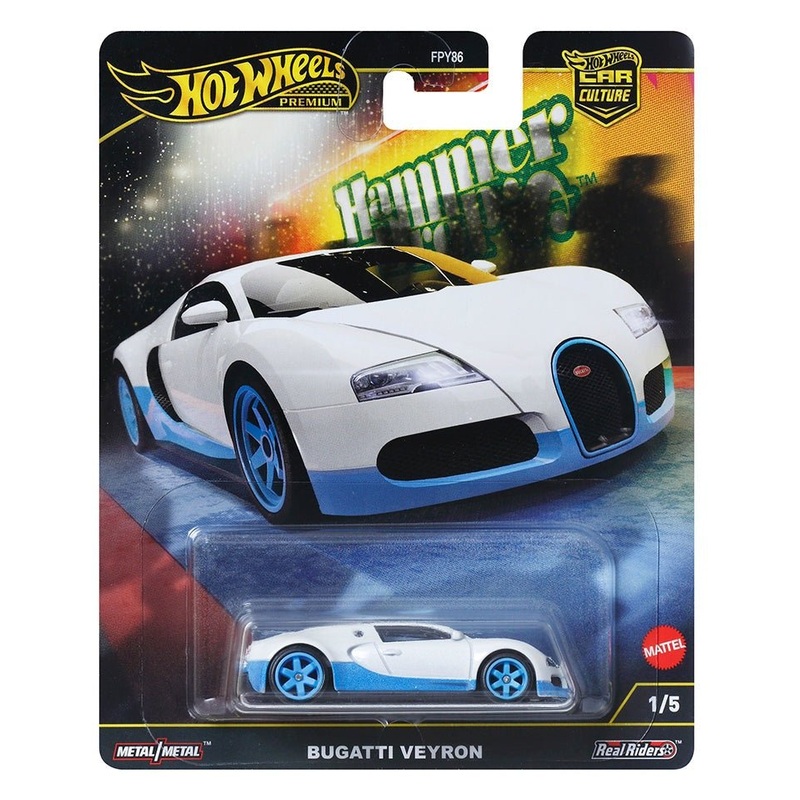 Hot Wheels 1:64 Premium Car Culture 2024 HAMMER DROP – Bugatti Veyron
