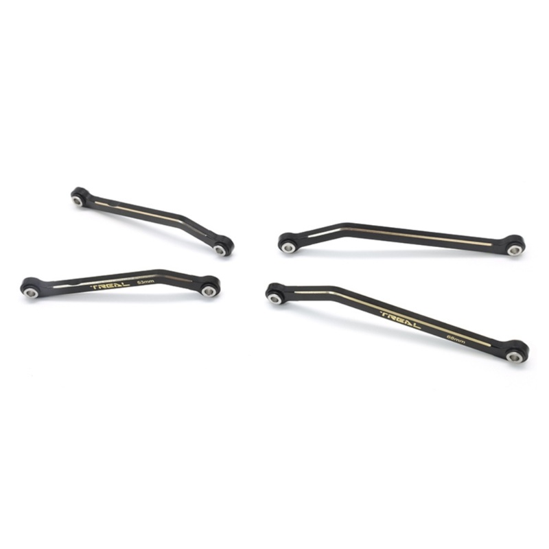 Treal Hobby Brass High Clearance Lower Suspension Links for Traxxas TRX-4M (Black) (4) (27.3g) – TLHTTRX-4M-85