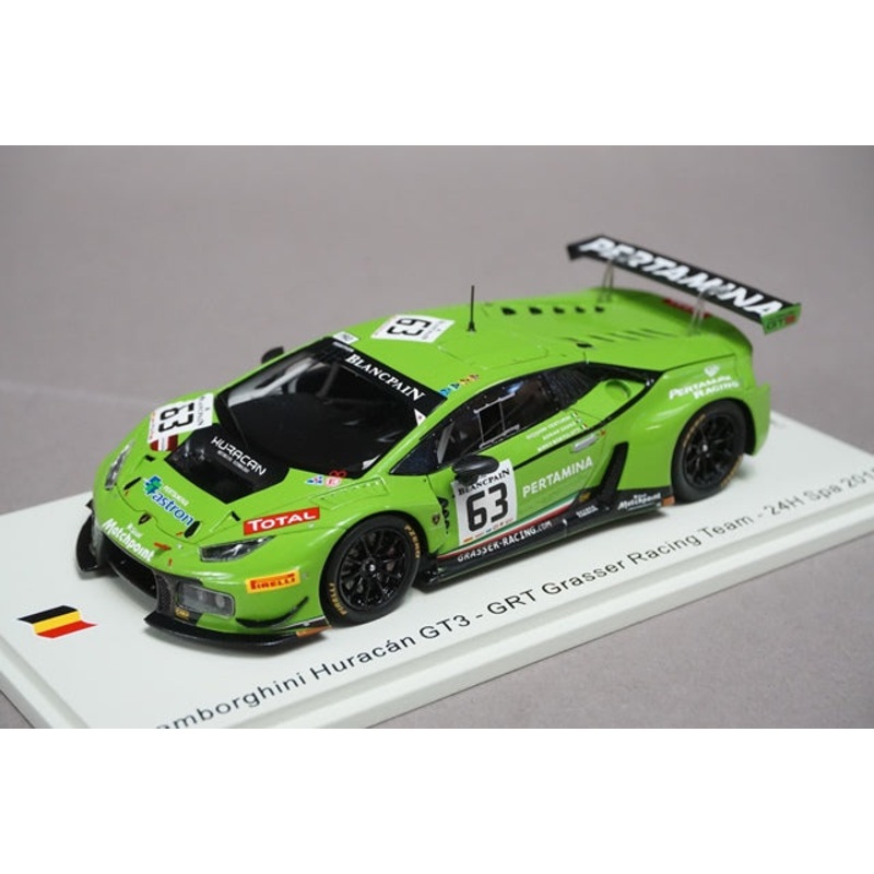 1:43 SPARK SB283 Lamborghini Huracan GT3 GRT Grasser Racing Team SPA 24h 2015 #63
