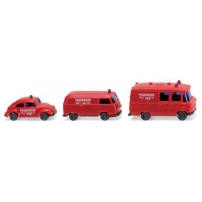 3 german fire engines