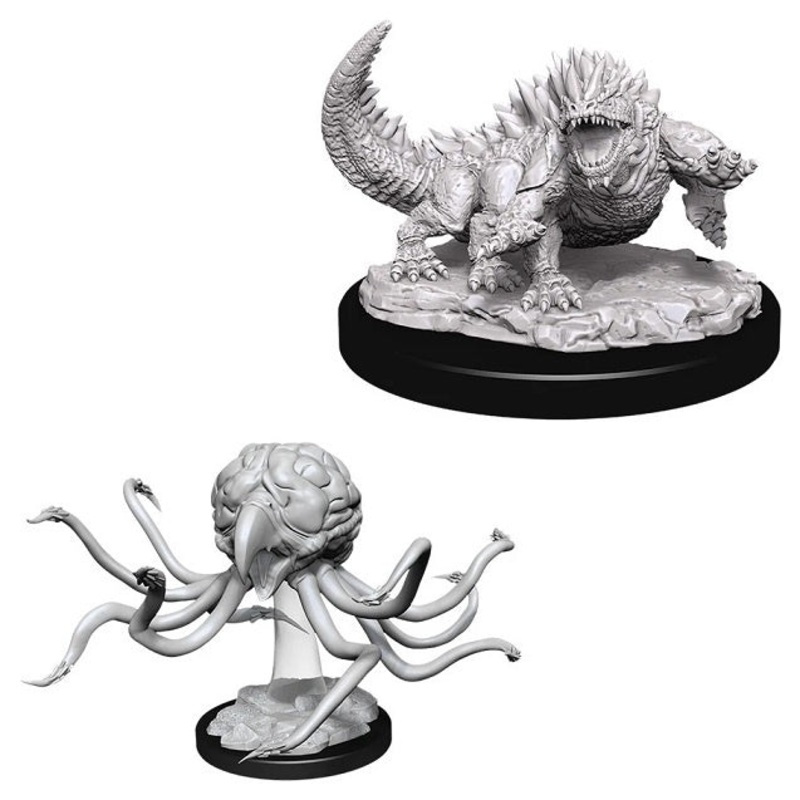 D&D Unpainted Mini – Basilisk and Grell 90022