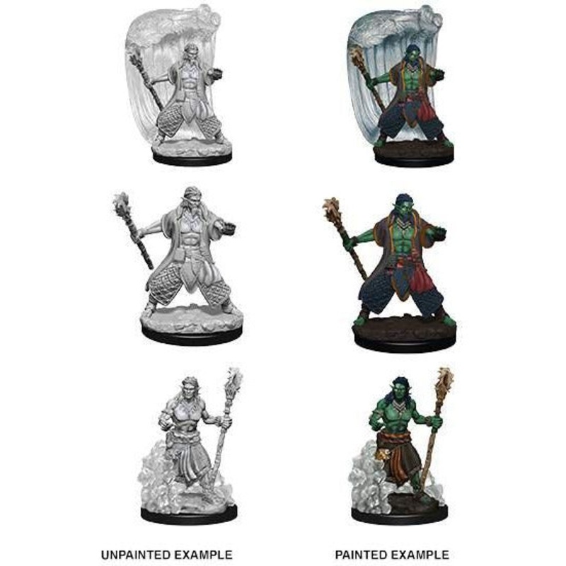 D&D Unpainted Mini – Water Genasi Male Druid 73337