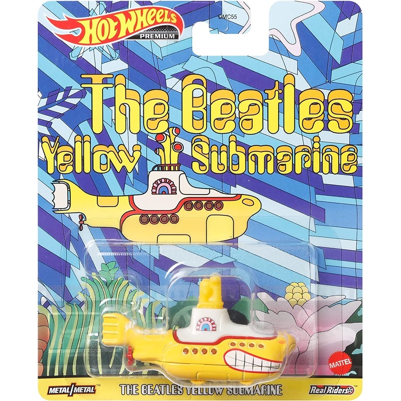 Hot Wheels Premium 1:64 Pop Culture 2025 The Beatles Yellow Submarine