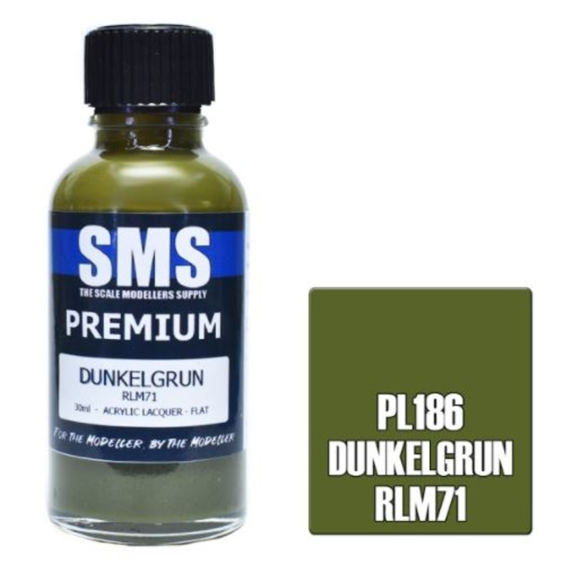 SMS Premium Lacquer – PL186 Dunkelgrun RLM71