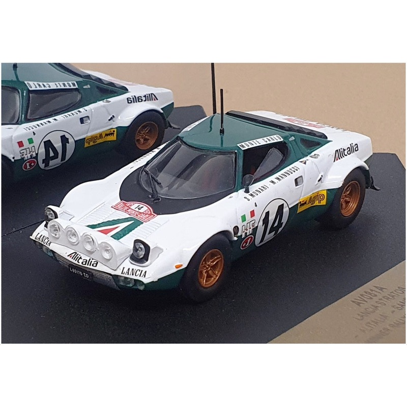 Vitesse 1/43 Scale AV081A – Lancia Stratos #14 Winner Monte Carlo 1975
