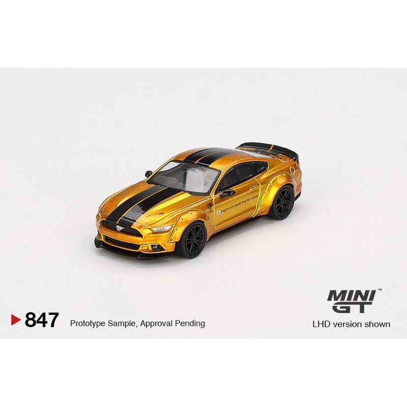MINI GT 1:64  LB-Works Ford Mustang LB Gold MGT00847-R