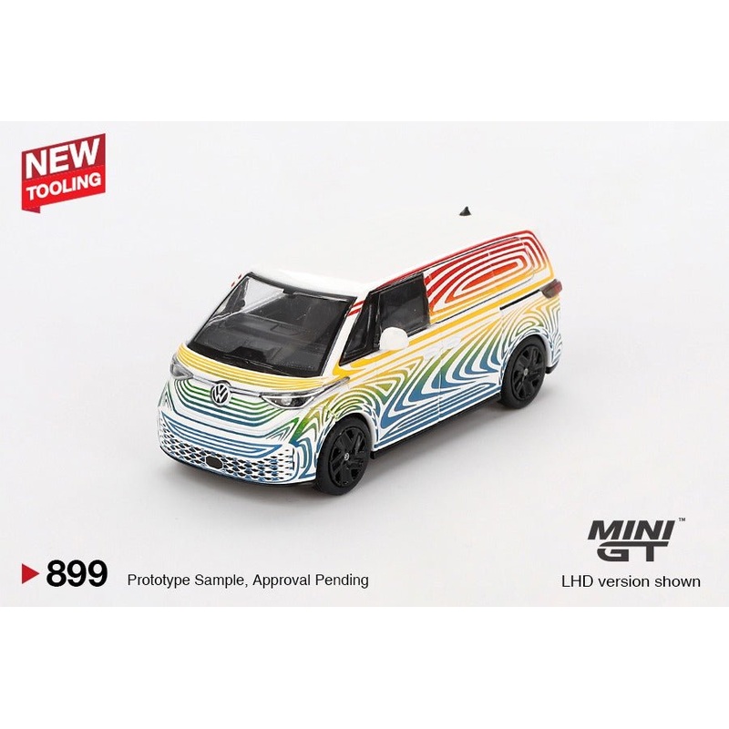 (PRE-ORDER) Mini GT 1:64 Volkswagen ID. Buzz  Prototype Rainbow  MGT00899-R