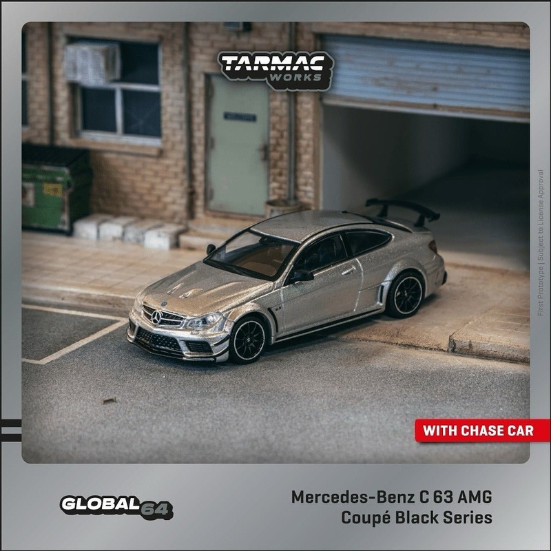 Tarmac Works 1:64 Mercedez Benz C63 AMG Coupe Black Series