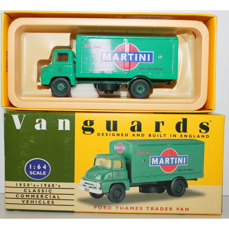 VANGUARDS 1/64 VA6000 FORD THAMES TRADER VAN MARTINI