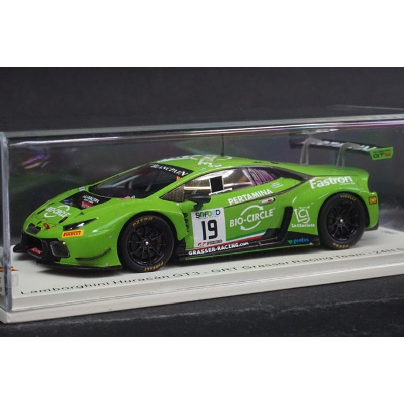 1:43 SPARK SB296 Lamborghini Huracan GT3 GRT Grasser Racing Team SPA 24h 2017 #19