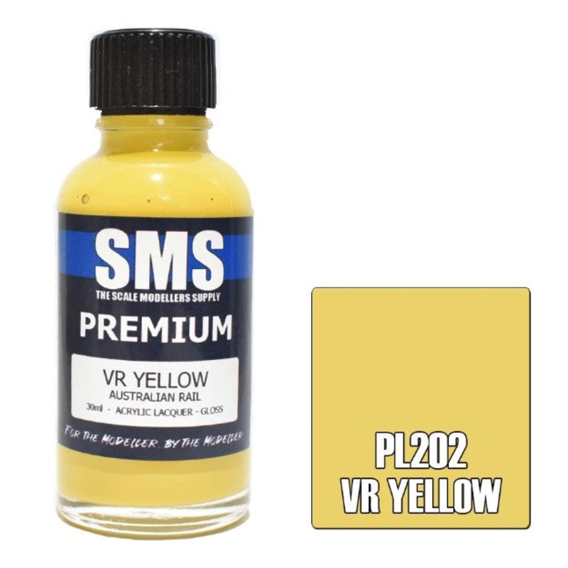 SMS Premium Lacquer – PL202 VR Yellow