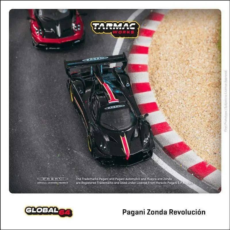 Tarmac Works 1:64 Pagani Zonda Revolucin Nero Oro