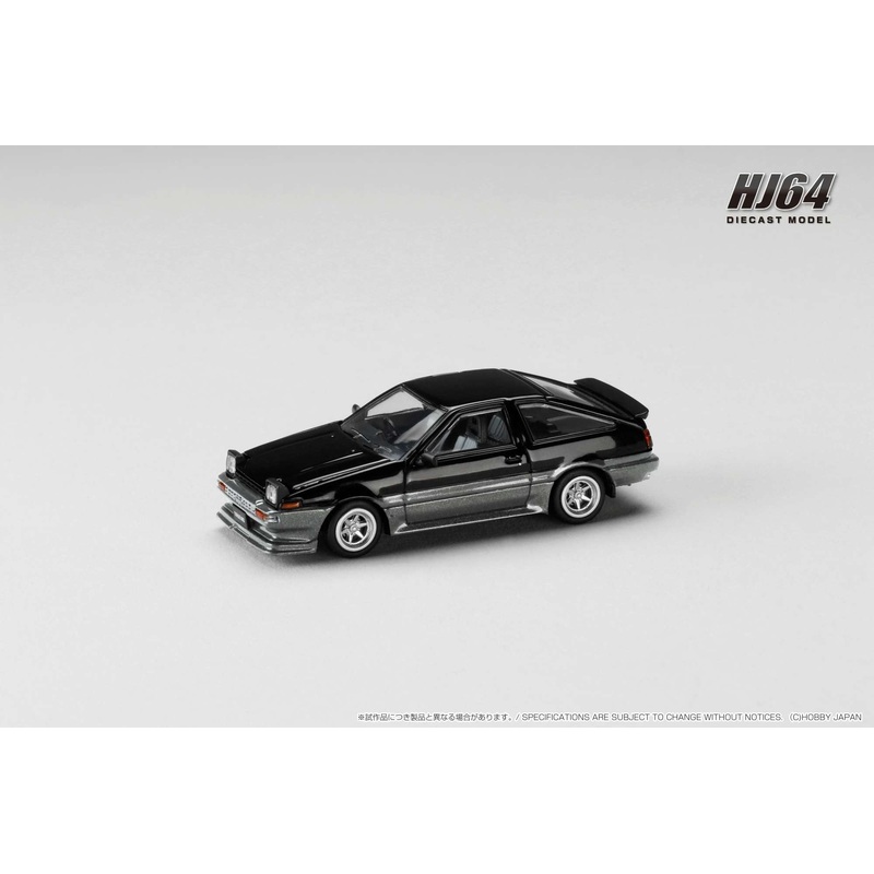 Hobby Japan 1:64 Toyota Sprinter Trueno JDM Style BLACK / GRAY