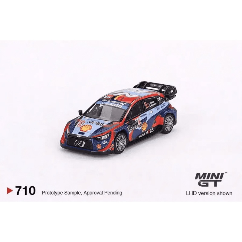 MINI GT 1:64  Hyundai i20 N Rally1 2023 Rally MonteCarlo 3rd Place #11 MGT00710 BLISTER