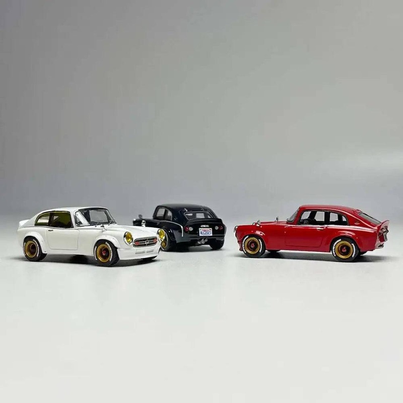 Mortal 1:64 Honda S800|White|Red|Black