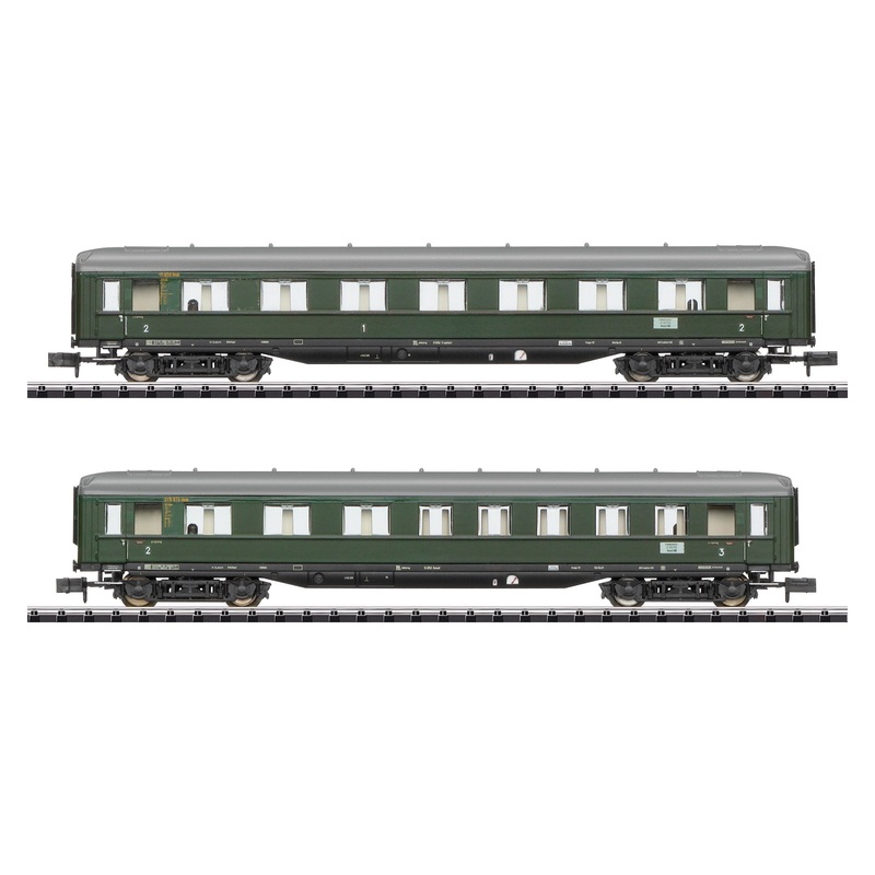 Passenger Car Set 2 Express Train Car Set D 96 DB Ep.III 2-part