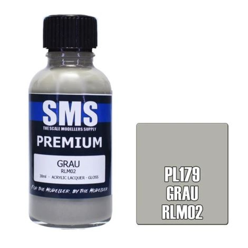 SMS Premium Lacquer – PL179 Grau RLM02