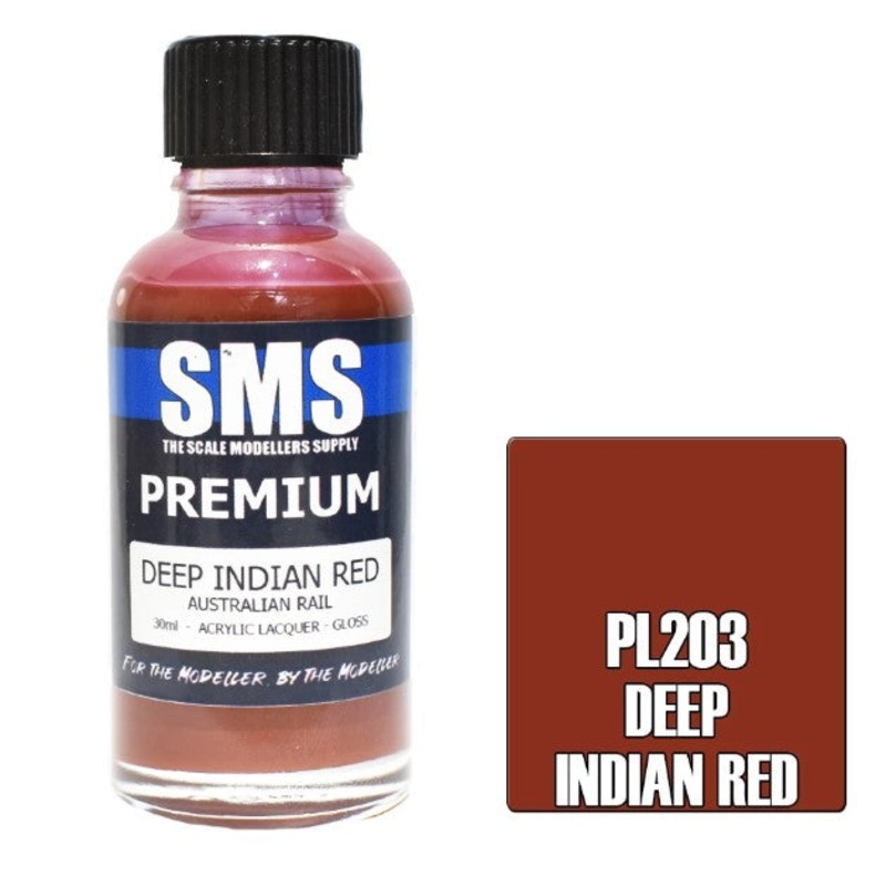 SMS Premium Lacquer – PL203 Deep Indian Red