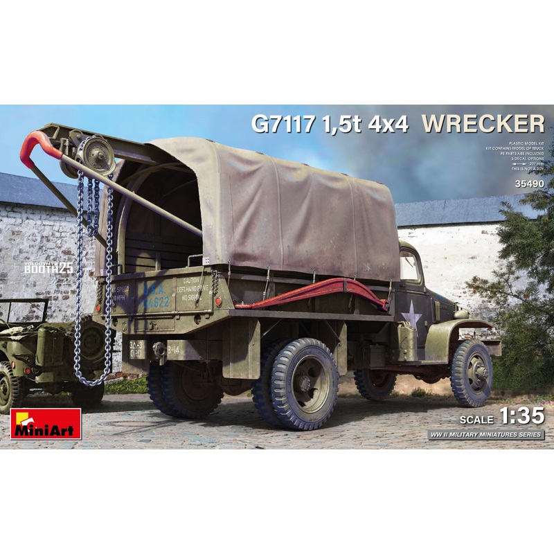 G7117 1,5T 4×4 Wrecker 1/35 #35490 by MiniArt