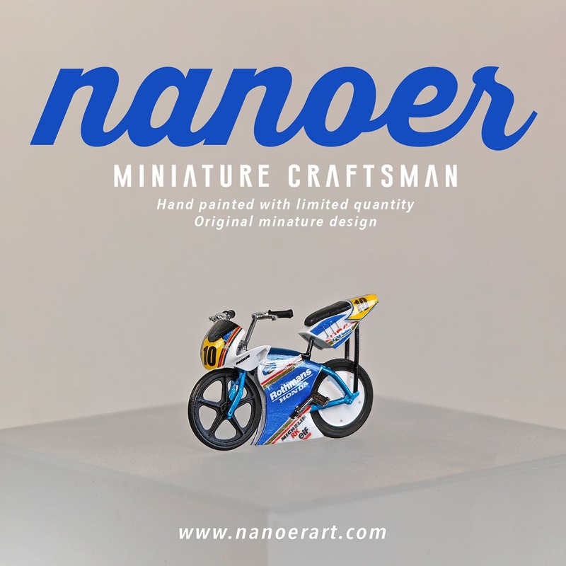 Nanoer 1:64 Miniature Craftsman Rothmans Bullet Bike
