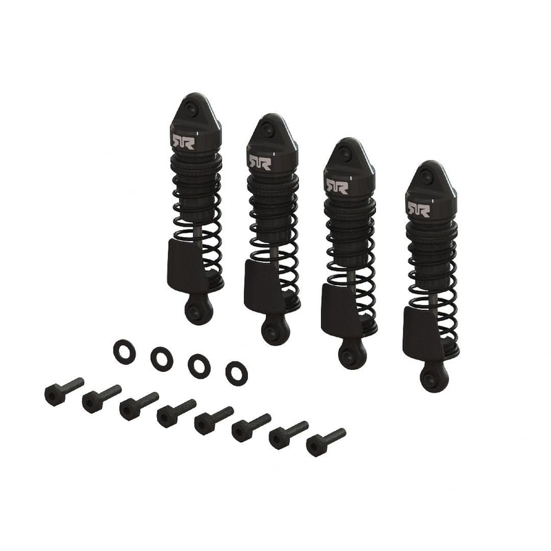 Arrma Mojave Grom 58mm Aluminum Oil-Filled Threaded Shock Set (Black) (4) (Front & Rear) – ARA-1567
