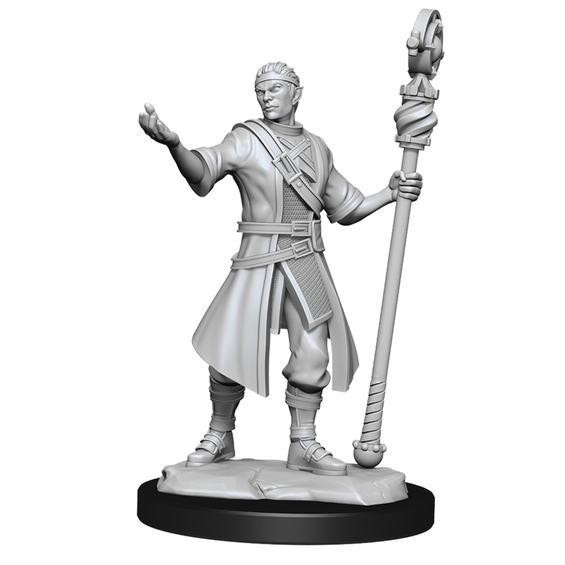 D&D Unpainted Mini – Half-Elf Wizard Male