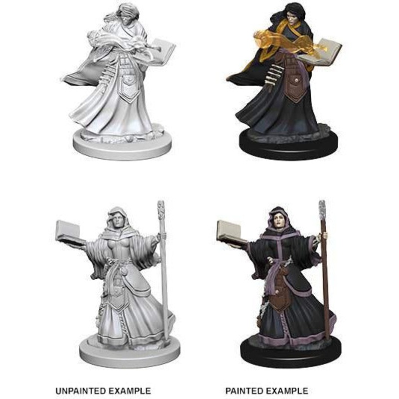 D&D Unpainted Mini – Human Female Wizard 72619