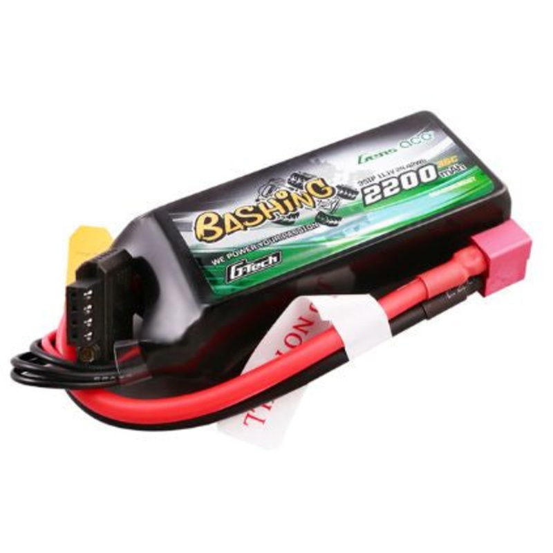 Gens Ace G-Tech Smart 3S LiPo Battery 35C (11.1V/2200mAh) w/T-Style Connector – GEA223S35DGT