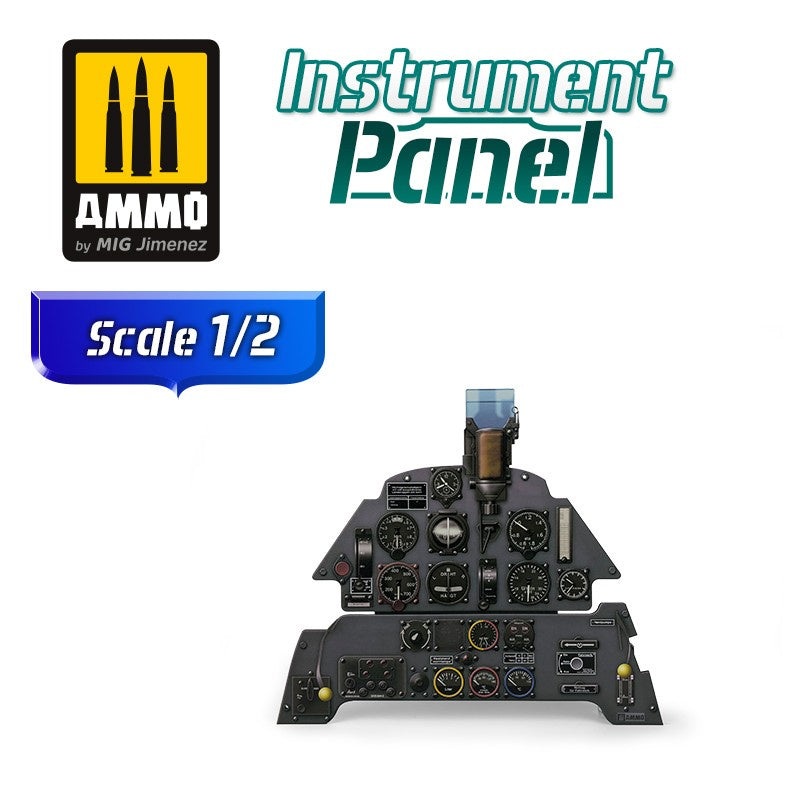 Messerschmitt Bf 109 E – Instrument Panel 1/2 Scale by Ammo Mig