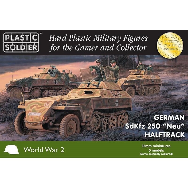 Plastic Soldier 15mm German SdKfz Neu Halftrack (5) 1/35 by Dragon Models