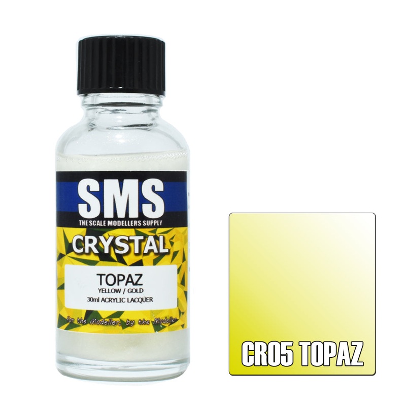SMS Premium Crystal Lacquer – CR05 Crystal Topaz (Yellow)