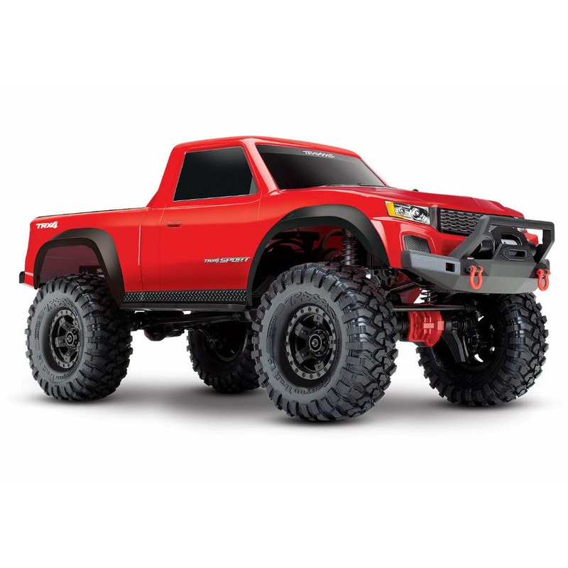 Traxxas 1/10 4WD Crawler RTR TRX-4 Sport – Red TRA82024-4RED