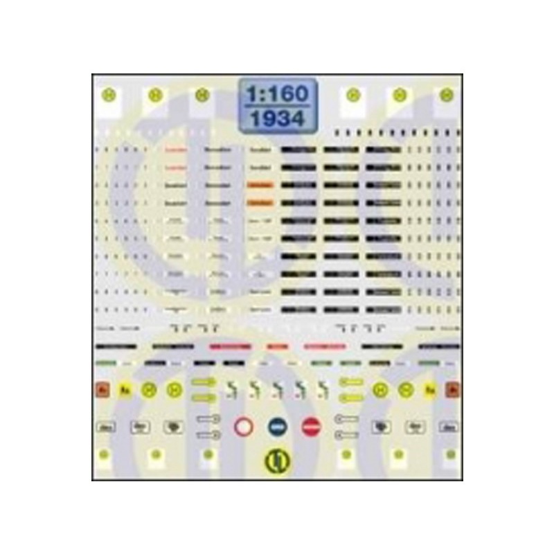 Decals bus decal sheet