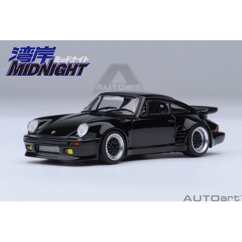 (PRE-ORDER) Auto Art 1:64 Porsche 911 (930) Turbo Wangan Midnight Blackbird