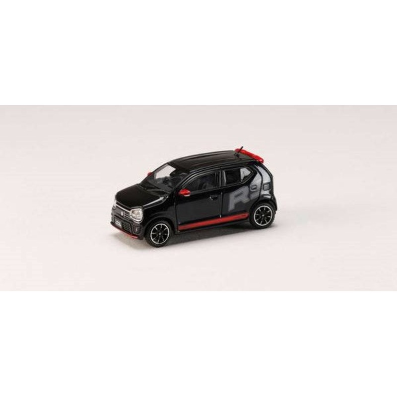 [ Back-order ] Hobby Japan HJ642070BBK 1:64 SUZUKI ALTO TURBO RS HA36S RS DECAL TUNE  Blueish Black Pearl 3 Diecast model car