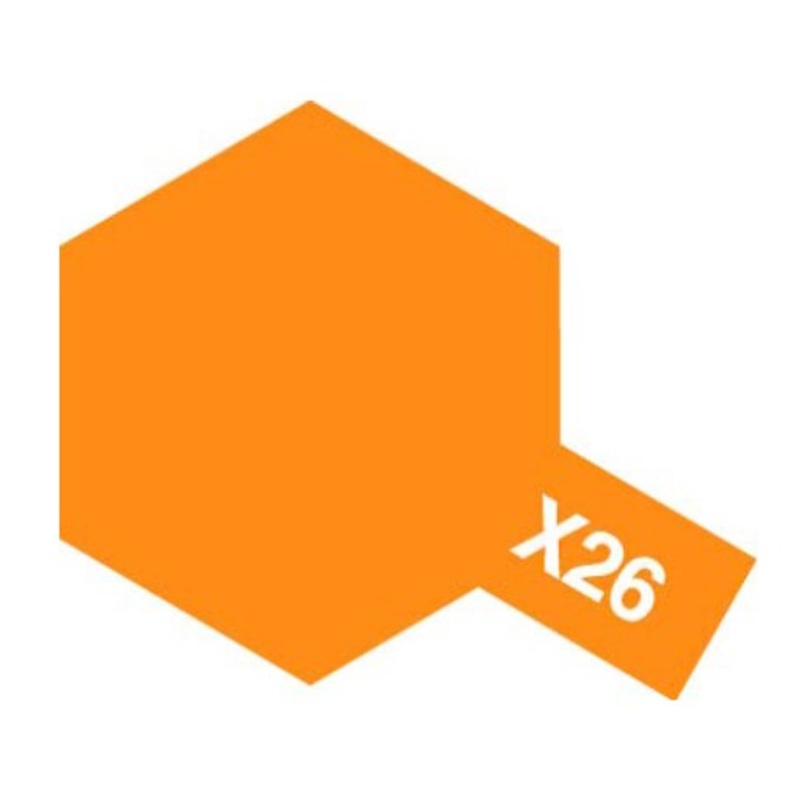 Tamiya Acrylic Paint X-26 Clear Orange