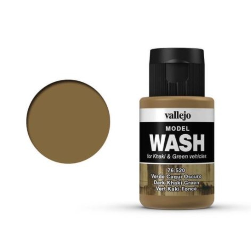 Vallejo 76520 Model Wash – Dark Khaki Green