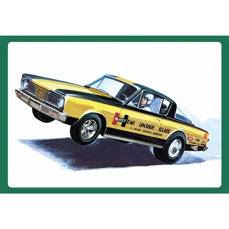1966 Plymouth Barracuda Hemi Under Glass 1/25 #1153 by AMT