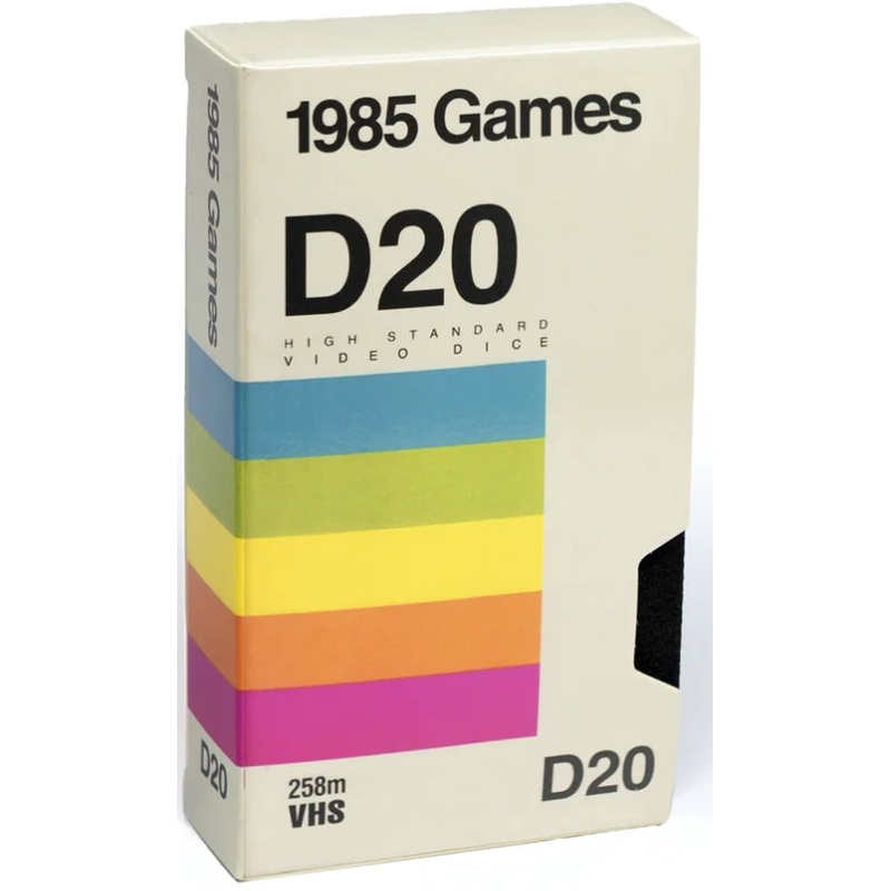 1985 Games VHS Dice Rainbow 7-Die Set