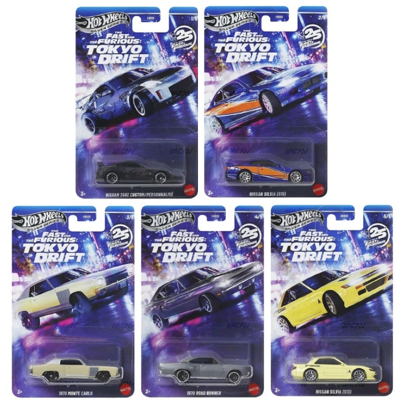 (PRE-ORDER) Hot Wheels 1:64 Fast & Furious Themed Asst 2026 Mix M Tokyo Drift Complete Set 1-5