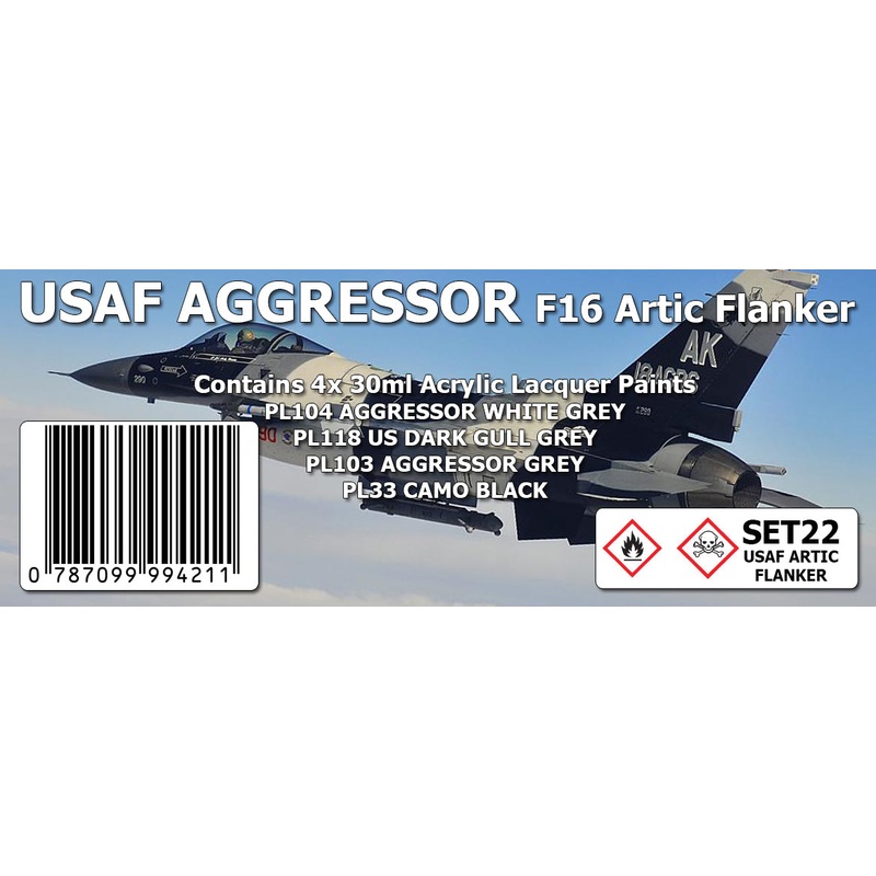 SMS USAF Artic Flanker Colour Set