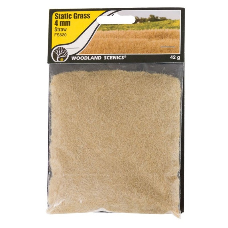 Woodland Scenics FS620 4mm Static Grass – Straw