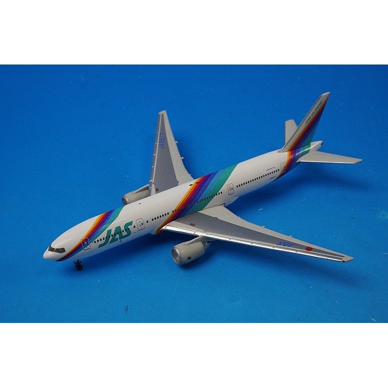 1:500 B777-200 JAS Japan Air System Rainbow Seven JA8977 JD51003 JALUX airplane model