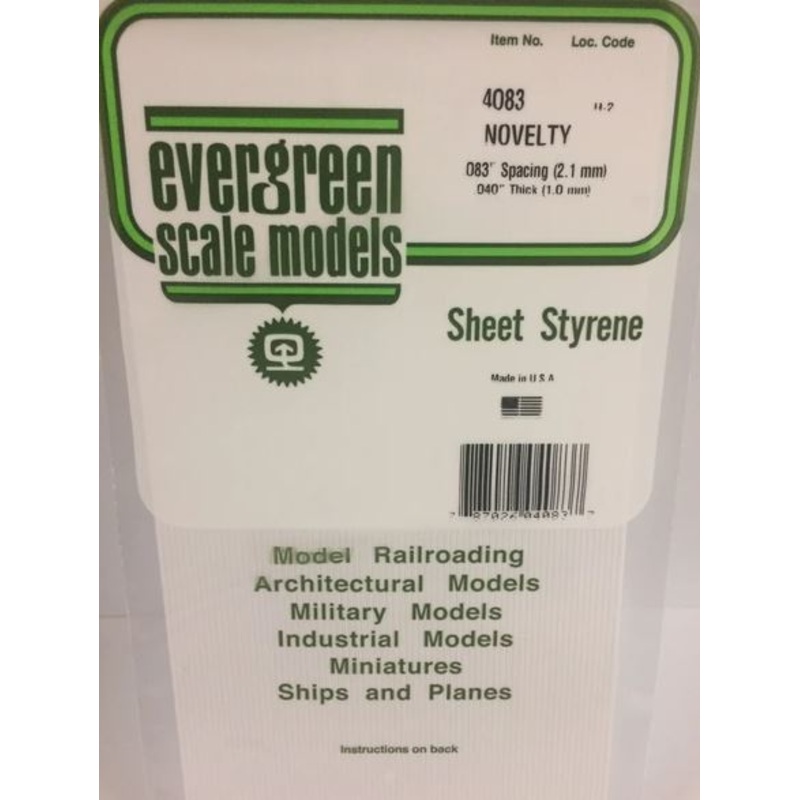 Evergreen 4083 .083 Spacing Clap Board Siding