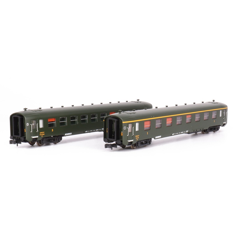 Passenger car set DEV SNCF Ep.III 2 pieces