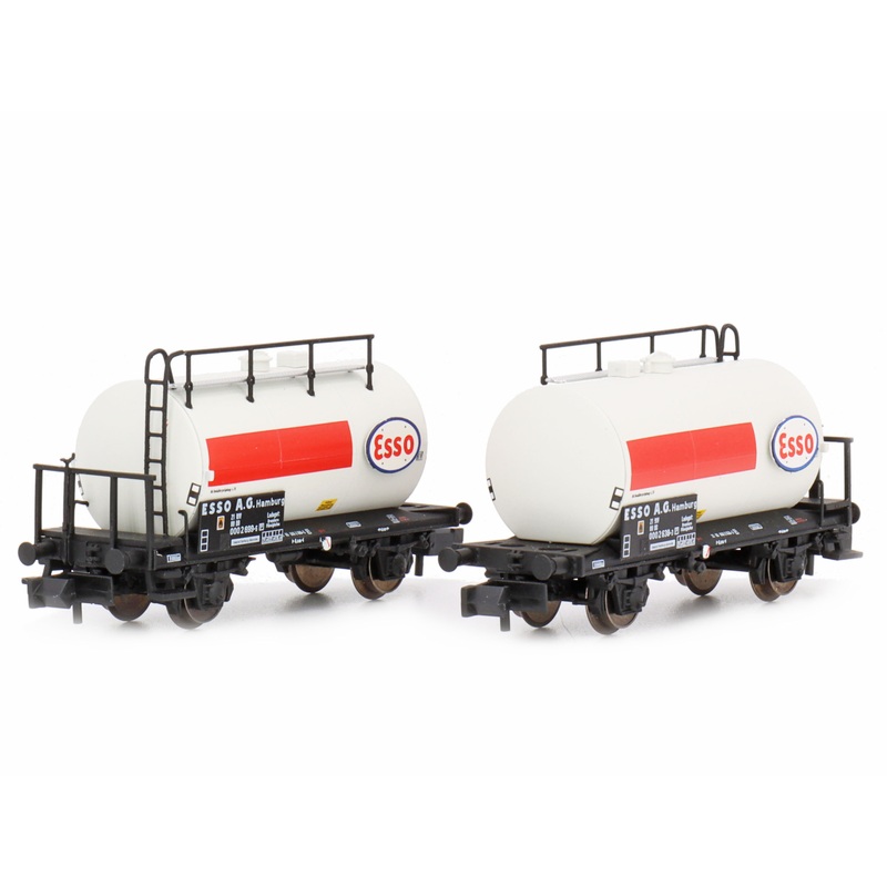 Set of 2 lightweight tank wagons DB/Esso, Ep.IV