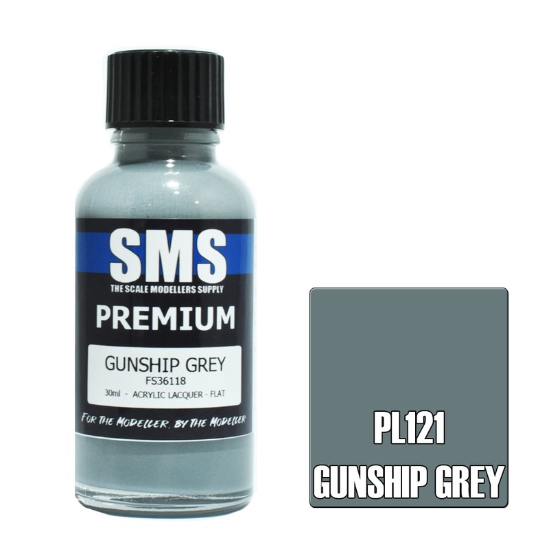 SMS Premium Lacquer – PL121 Gunship Grey