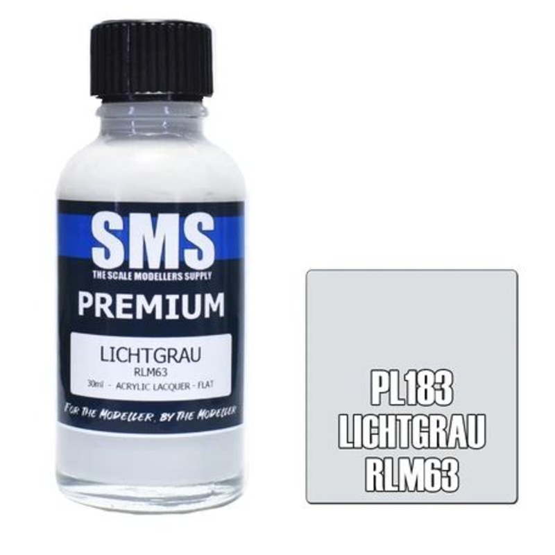 SMS Premium Lacquer – PL183 Lichtgrau RLM63
